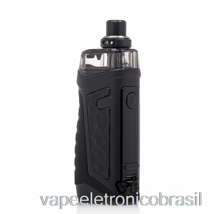 Vape Recarregável Vandy Vape Jackaroo 18650 Pod Kit Obsidian Black